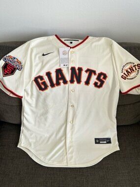 Nike San Francisco Giants Tim Lincecum #55 2010 World Series Jersey